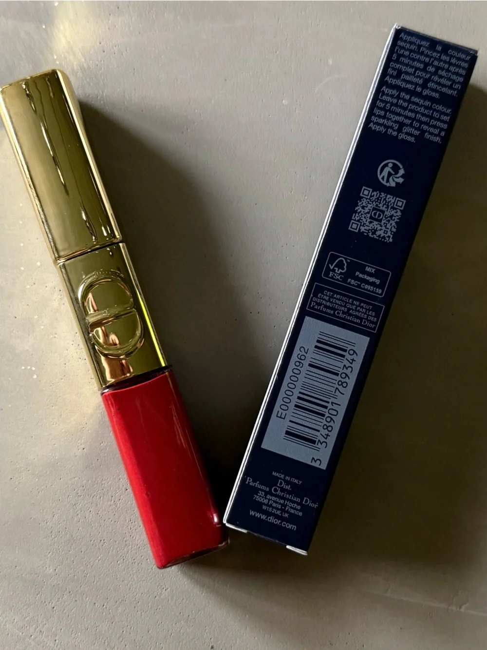Dior Rouge Dior Liquid Sequin Lipstick Duo - 881 Carousel